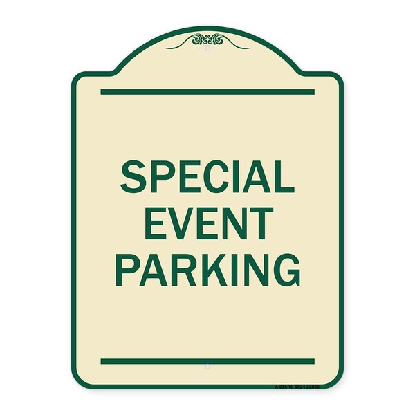 Signmission Special Event Parking Heavy-Gauge Aluminum Architectural Sign, 24" x 18", TG-1824-22880 A-DES-TG-1824-22880 - main